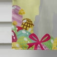 thumbnail image 4 of Carolines Treasures BB6053CHF Easter Eggs Miniature Schanuzer White Flag Canvas House Size, 4 of 4