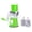 Green, variant on Rotary Cheese Grater for Kitchen,Manual Round Mandolin Slicer Safe Grinder with 3 Interchangeable Blades,Rotary Grater with Handle and Strong Suction Base,for Vegetables,Fruit, Nuts