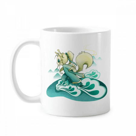 

White Horse Mythology Novel Mug Pottery Cerac Coffee Porcelain Cup Tableware