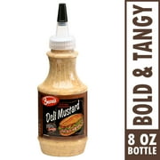 Beano's Gluten Free Whole Grain Bold and Tangy Deli Mustard, 8 oz. Bottle