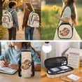 thumbnail image 5 of Yspwyqan Capybara Musical Backpack Set Kids Boys, 4 Piece Backpack Lunchbox with Pencil Case, 17 Inch Lightweight Padded Straps Bookbag Multi-Pocket for Elementary School, 5 of 7
