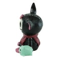 thumbnail image 4 of Ebros Furry Bones Black Porky Pig Bacon Skeleton With Sidekick Piggy Figurine, 4 of 5