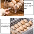 thumbnail image 2 of Contenedor Almacenamiento Estante para Verduras Gran Capacidad 2 Capas Refrigerador, 2 of 9