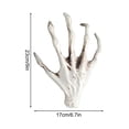 thumbnail image 5 of Matoen 2Pcs Halloween Skeleton Hand Decorations, Halloween Skull Hand for Haunted Houses, Graveyard Scenes, Halloween Party Decor, 5 of 9