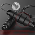 thumbnail image 2 of With Ball Bearings Adjustable Tangle-Free Speed Wire Jump Rope Workout with Foam Handles for Fitness Home Workouts and Slim Body, 2 of 6