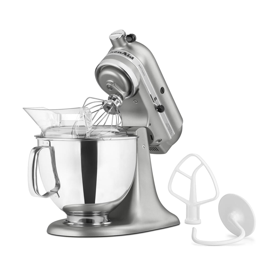 KitchenAid Artisan Series 5-Quart Tilt-Head Stand Mixer, KSM150PS, Contour Silver
