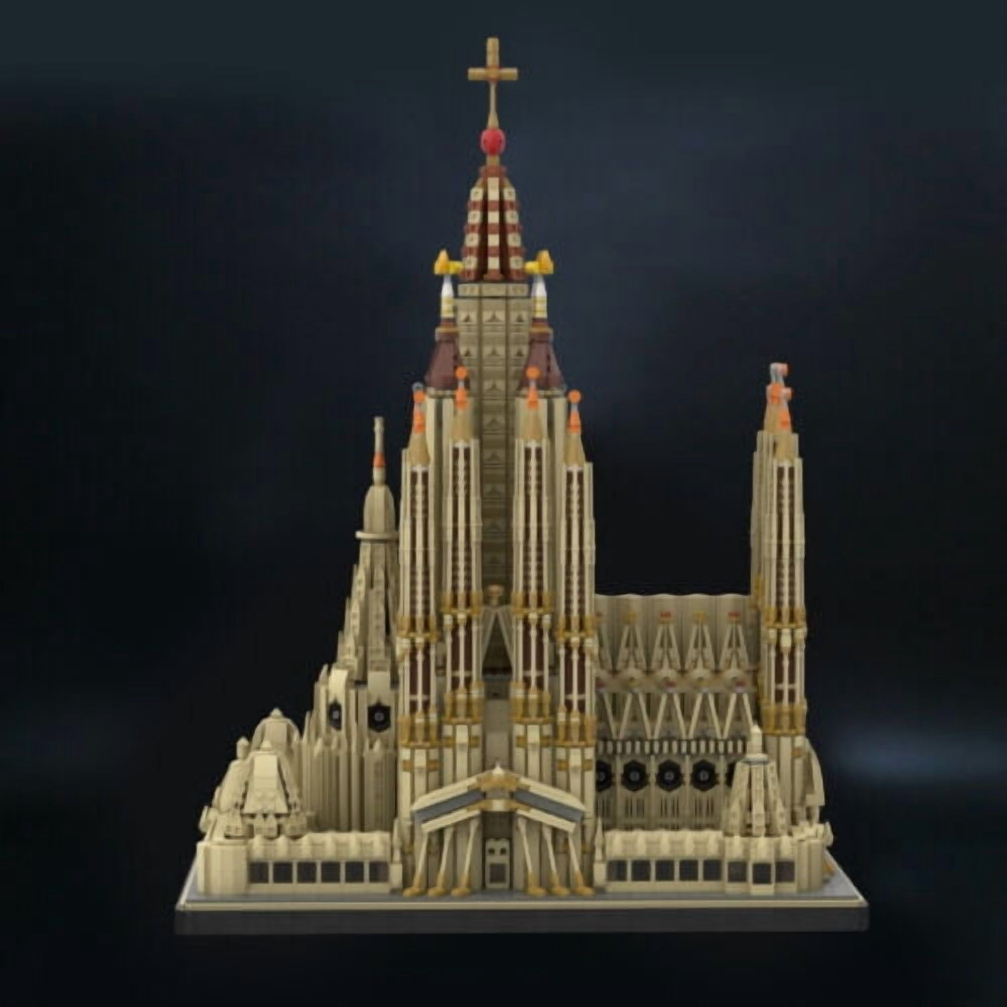 Iconic Modular Building Blocks Set for Sagrada Familia Church MOC Bricks Toys 10055pcs