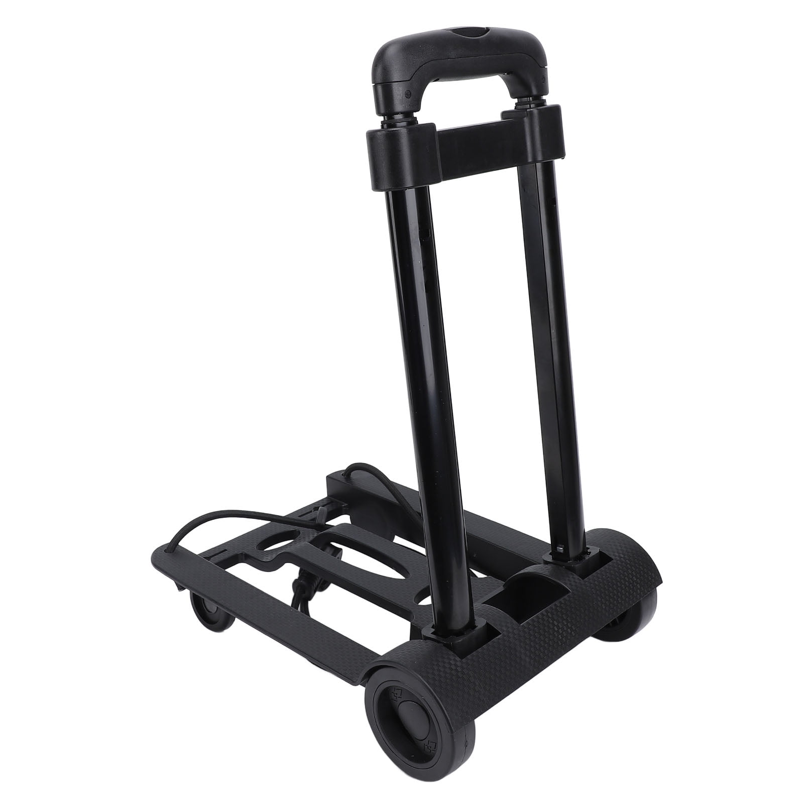 YAHHU Folding Hand Truck with Elastic Rope Rolling Platform Luggage Cart for Travel Transport Moving Shopping 66 lbs / 30 kg Load Bearing