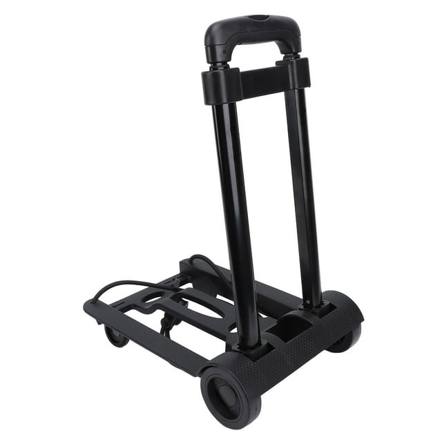 Luggage Platform Cart, Sturdy Construction Folding Hand Truck with Elastic Rope for Daily Transport Moving