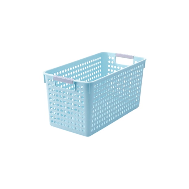 Cesta de Lavandería de Plástico, Mango de Plata, Colección Y Transporte de Ropa Tablero Cesta de Lavandería, Adecuado para Familias Y Dormitorios, También Puede Organizar Juguetes