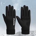 thumbnail image 2 of QASIEATN Gloves Mittens for Women Winter Ski Gloves for Women Windproof Touchscreen Thermal Gloves Warm Thickened with Fleece for SkiingCycling Fall Fashion Accessories, 2 of 3