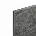 thumbnail image 2 of Luxe Metal Art 'Roma Map Panel on Wood' by Wild Apple Portfolio, Metal Wall Art, 12"x36", 2 of 9