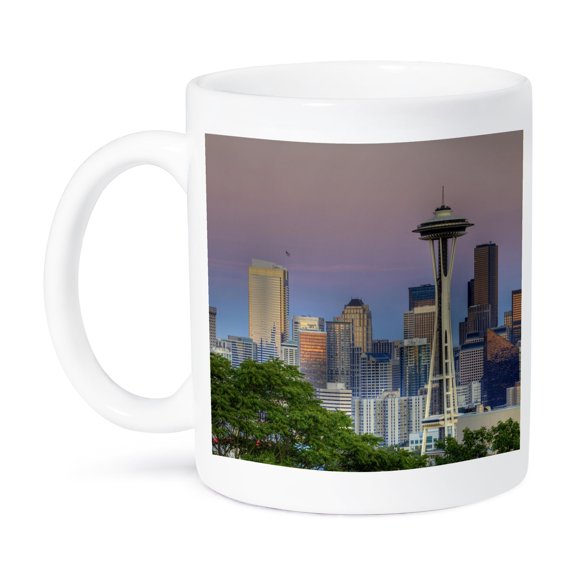 3dRose, WA, Seattle, skyline from Kerry Park - US48 JWI3551 - Jamie and Judy Wild, 15oz Mug