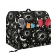 thumbnail image 2 of ZIATUBLES Stand Mixer Cover Waterproof Kitchen Mixer Dust Cover with Adjustable Drawstring Washable Kitchen Appliance Storage Cover for 4.5-5 Quart Standing Mixer, Sun Moon Star Black, 2 of 7
