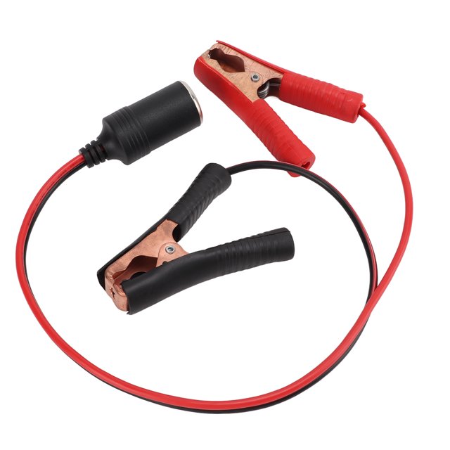 Apuakthei Adaptador de batería para encendedor de cigarrillos, 12 AWG, 3,3 mm2, enchufe hembra para sujetar un cable de extensión de 30 A