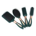 thumbnail image 4 of Hair Brush Comb Set, Comb Set Remove Knots Wet Dry Use Improve Blood Circulation Ergonomic All Types Suitable Frost Polish Massage  for Home for Hair Splitting, 4 of 8
