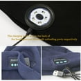 thumbnail image 7 of Bluetooth Beanie Hat with LED Light Headlamp Music Hat USB Rechargeable Bluetooth Hat, LED Beanie Running Hiking Gift for Men Women, 7 of 7
