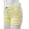 thumbnail image 2 of FashionMille Women's Casual Summer Mid Waist Streretch Denim Jean Raw Hem Ripped 3.5" Shorts with Pockets, 2 of 5