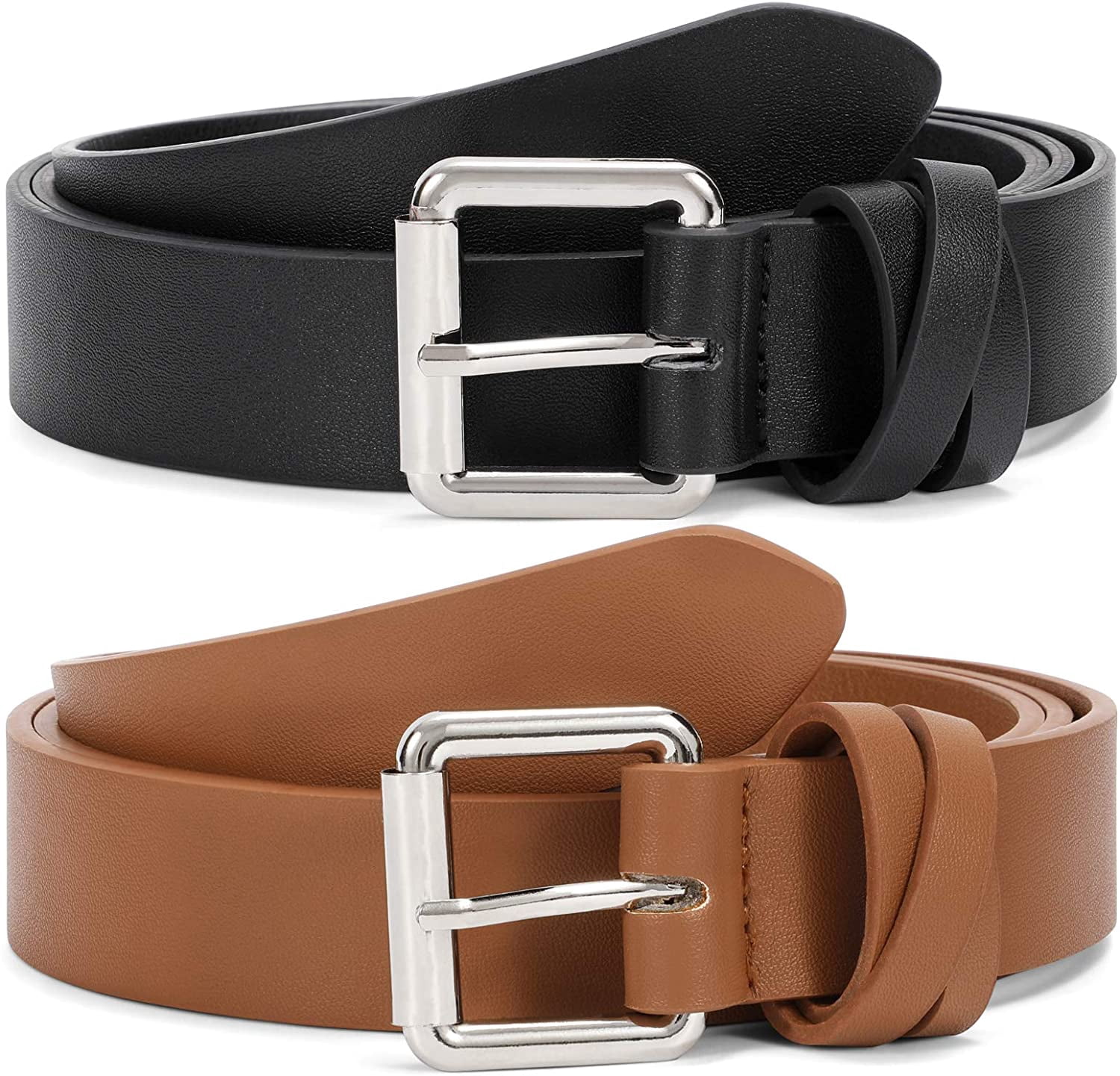 Jeans Pants,Fashion PU leather Belt 