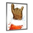 thumbnail image 2 of Designart Christmas Holiday Fancy Santa Claus IV Traditional Framed Wall Art, 2 of 4