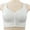 White, variant on SNOWSONG Bra for Women, Bra for Senior Front Closure Breathable Bra for Seniors Wirefree Bras for Older Women Purple 58