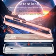 thumbnail image 2 of Dteck for Samsung Galaxy S24 Case with Screen Protector+Camera Protector, MIL-Grade Drop Protection Stylish Pattern Slim Shockproof Phone Cover for Galaxy S24,Pink, 2 of 10