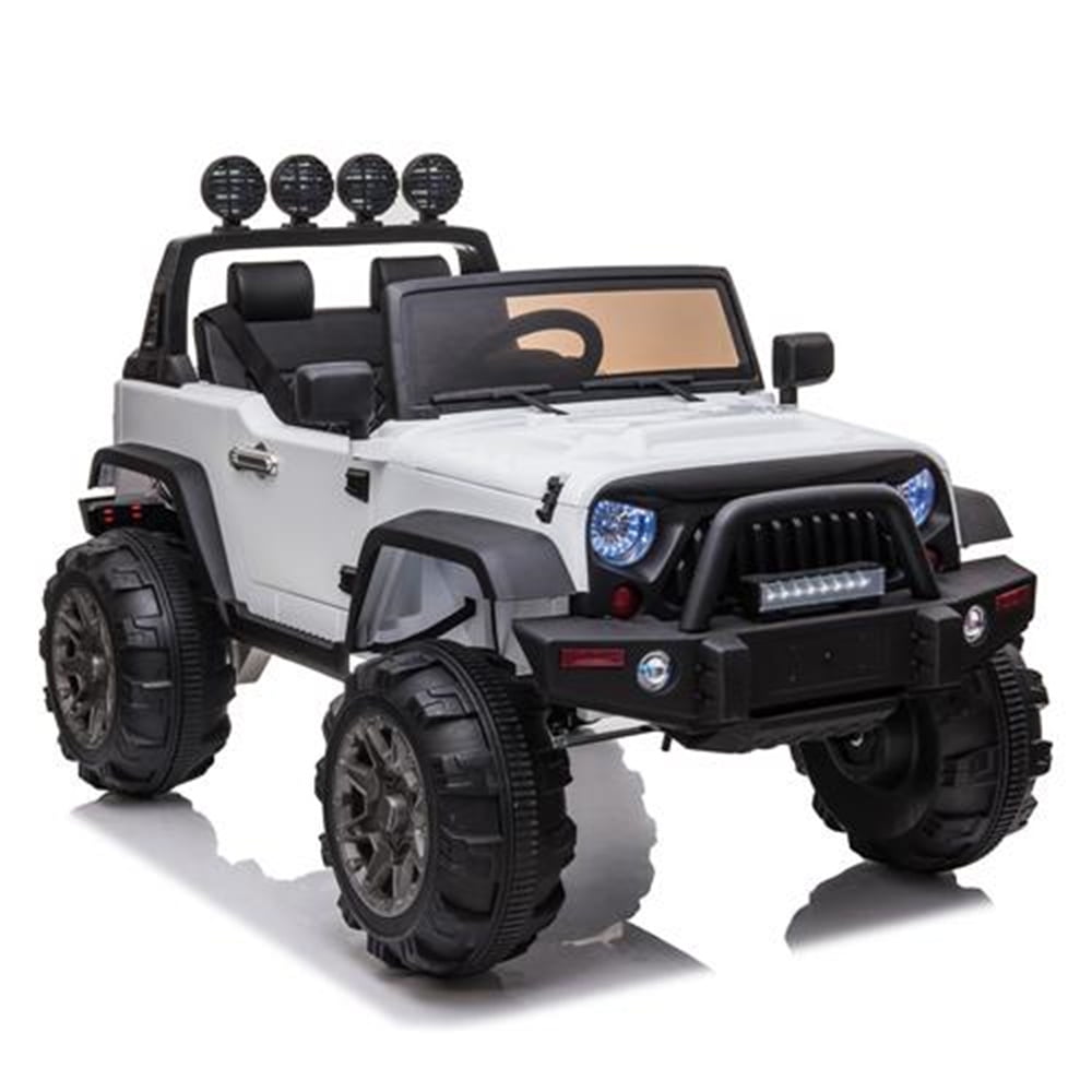 Kepooman Kids Ride On Cars, 12V Battery Powered Toy Electric Car for Kids w/ Parent Remote Contro, LED Headlights, MP3 Player, Horn, White Kepooman Kids Ride On Cars, 12V Battery Powered Toy Electric Car for Kids w/ Parent Remote Contro, LED Headlights, MP3 Player, Horn, White