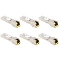 thumbnail image 1 of SFP Module RJ45 Switch Gbic 10/100/1000 Connector SFP Copper RJ45 SFP Module Gigabit Ethernet Port 6Pcs, 1 of 9
