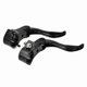 thumbnail image 1 of 1pair Aluminum Alloy 24mm Mountain Bike Disc Brake Bar Handle Level Cycling Accessory (Black), 1 of 4