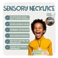 thumbnail image 3 of Collares masticables Wonder Sense Calm Colors, 5 unidades, para niños sensoriales, 3 of 8