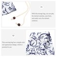 thumbnail image 3 of MasteelfCA Exquisite Cotton Cloth Made Flute Storage Bag Creative Storage Container, 3 of 8