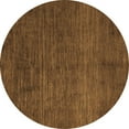 thumbnail image 1 of Ahgly Company Indoor Round Abstract Brown Modern Area Rugs, 5' Round, 1 of 4