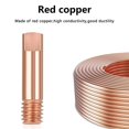 thumbnail image 3 of 10Pcs For Mig Welding Contact Tips 0.030"/0.040'' Copper Welder Tips For 15Ak, 3 of 10