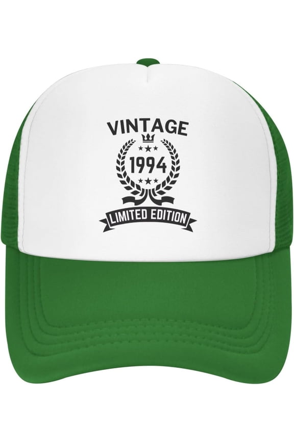 Est 1994 30th Birthday Gifts for Women Men, Vintage 1994 Limited Edition Mesh Cap Mrs Mr Baseball Cap Trucker Hat