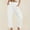 White, variant on SBYOJLPB Women's Solid Wide Leg Sweatpants Elastic Waisted Pants Casual Trousers with Pockets