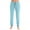 Blue, variant on Women Winter Soild Color Pants Full Length Long Trousers Sports Pants with Print and Cuff with Pockets for Warm and Casual Wear,Beige,XL
