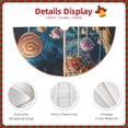 thumbnail image 5 of Balery Starry Sky Planet Lollipop Printed Christmas Tree Skirt , Merry Christmas Party Christmas Tree Decoration,Adjustable Tree Skirt-30", 5 of 8