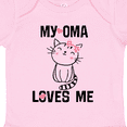 thumbnail image 4 of Inktastic My Oma Loves Me Girl Cat Girls Baby Bodysuit, 4 of 5