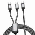 thumbnail image 5 of USB C Cable 2 in 1 Type C Fast Charging and Data Transfer Cord PD100W For Phone Pad Tablets Type C Cable, 5 of 10