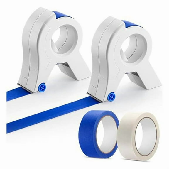 TOP! Masking Paint Tape Applicator Painters Tape, Portable Set SharpTape Cutter for Painting, ,Door Frames