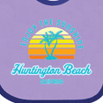 thumbnail image 4 of Inktastic Summer Enjoy the Sunshine Huntington Beach California Blue Boys or Girls Baby Bib, 4 of 4