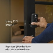 Yale Code Keypad Deadbolt Black Suede دخول بدون مفتاح، Wi-Fi غير مدعوم، YED210-NR-Bsp