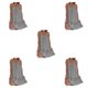 thumbnail image 1 of Minnieouse Maxi vestido de fibra multifuncional y elegante para mujer Vintage Boho Robe cómodo fuera del hombro elegante vestido de verano gris S Type2 NO2, 1 of 6