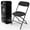 Black, variant on WASUHE 10 Pack Black Plastic Folding Chairs, Indoor Outdoor Portable Stackable Commercial Chairs with Non-slip Design, 350lbs Capacity, Indoor Outdoor for Events Wedding Party Office Dining