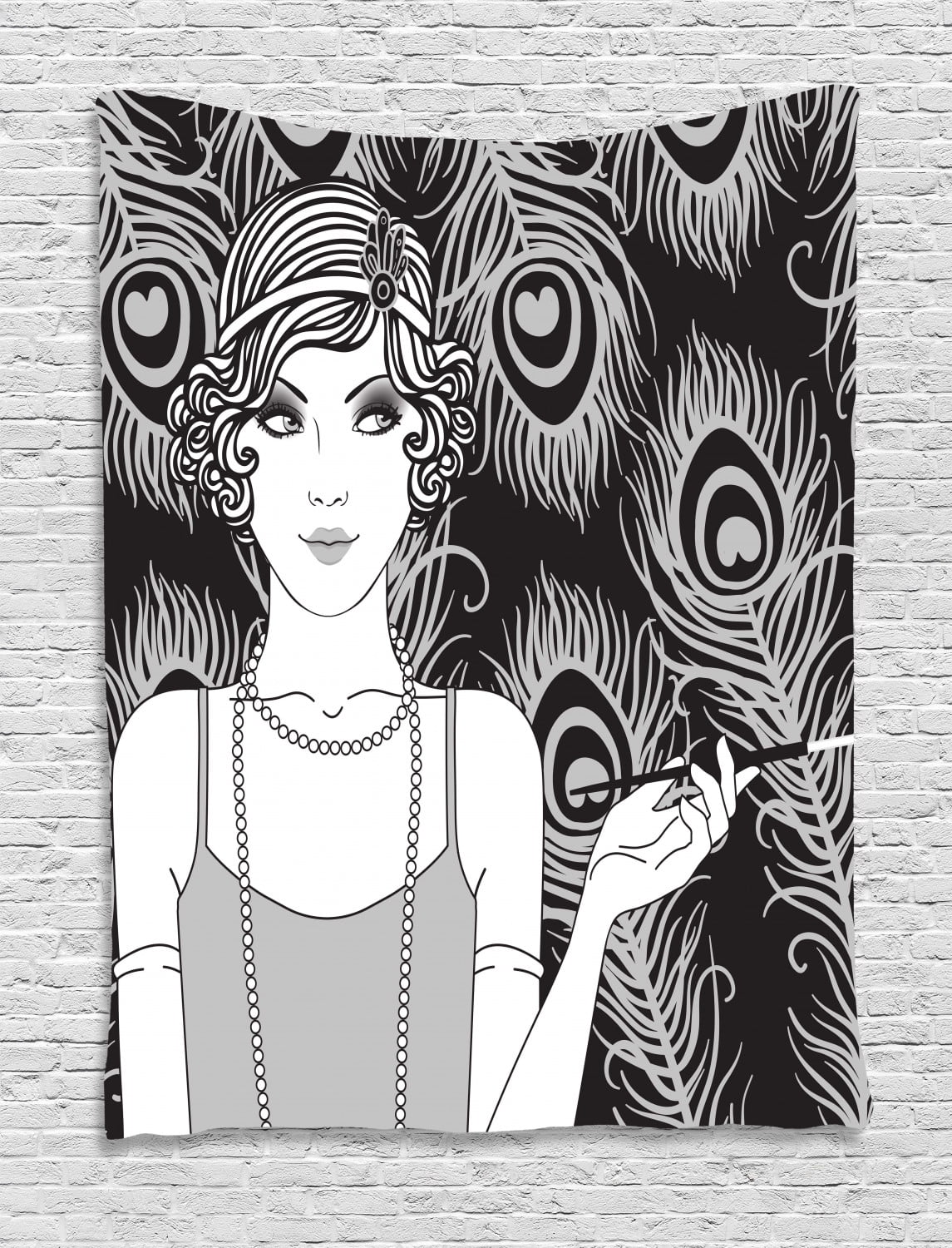 Pin up Girl Tapestry, Retro Style Party Concept and a Teenage Short