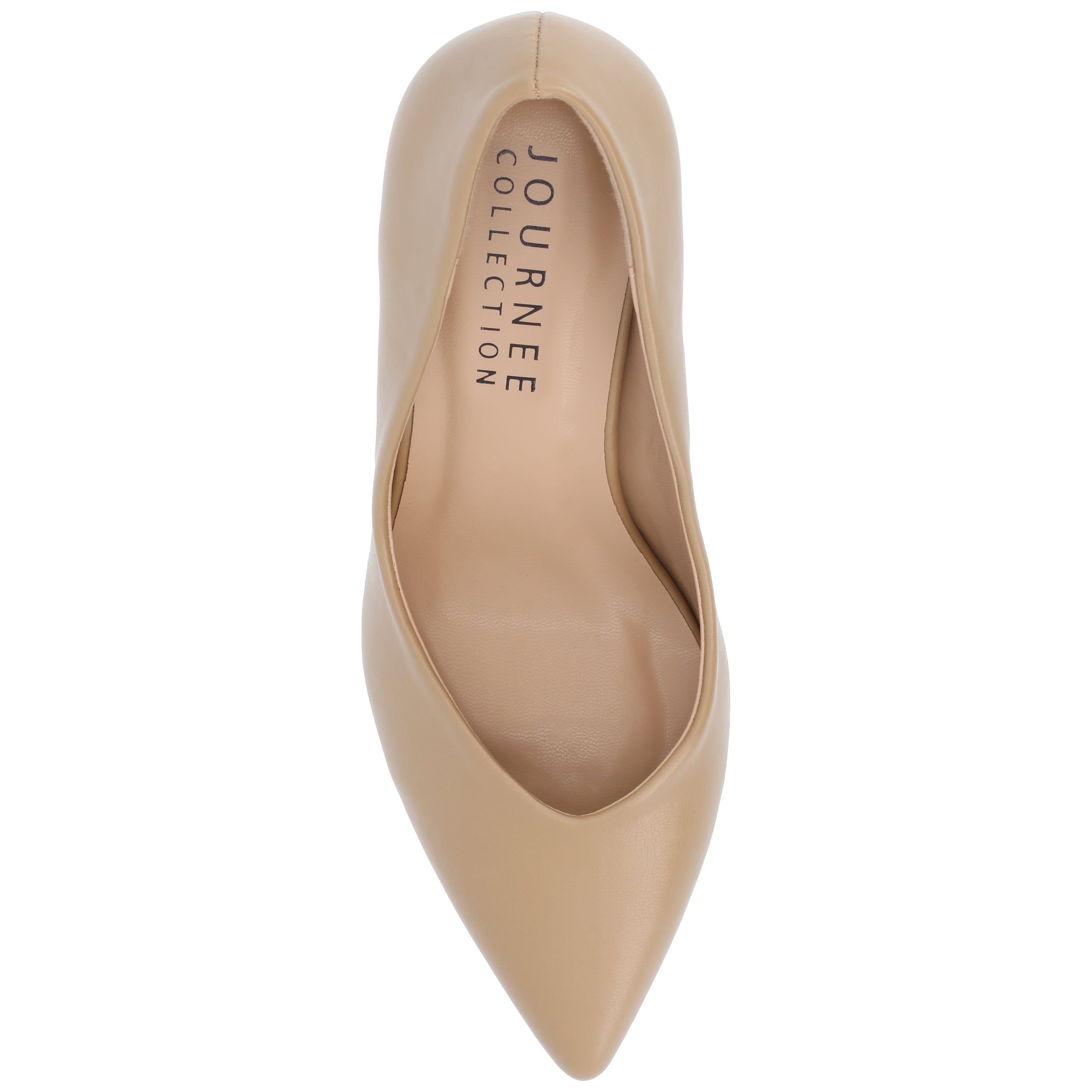 Journee Women's Gabriella SuperNatural Shades Narrow Width Slip On Pointed Toe Pumps