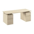 thumbnail image 1 of Stratus 72W Standing Desk with Drawers in Natural Elm - Engineered Wood, 1 of 8
