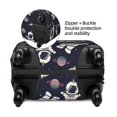 thumbnail image 2 of JUNZAN Cartoon Spaceship Print Washable Luggage Cover - Fashion Suitcase Protector Fits 18-32 Inch Luggage (without luggage), 2 of 5