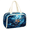 Blue, variant on Jiaoprinted Boho Flower Cosmetic Bag, Bohemian Floral Mexican Travel Makeup Organizer, Lightweight Waterproof Portable Toiletry Storage Bag with Handle for Women