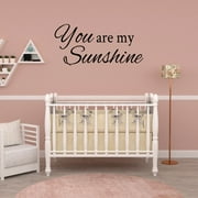 Quote Designs You Are My Sunshine Nursery Vinyl Sticker Decal
